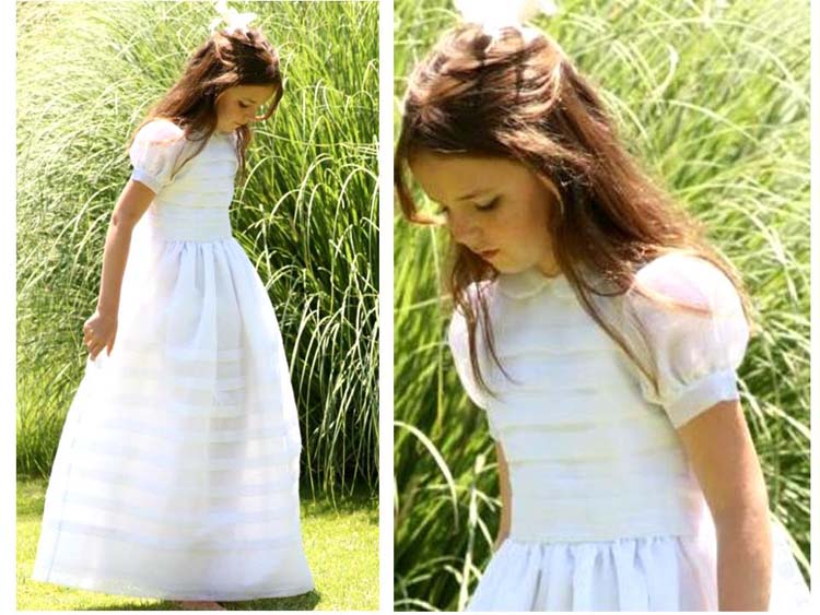 Vestido Comunión Zoe | PALOMA ENSENAT spanish kids clothes y trajes de arras