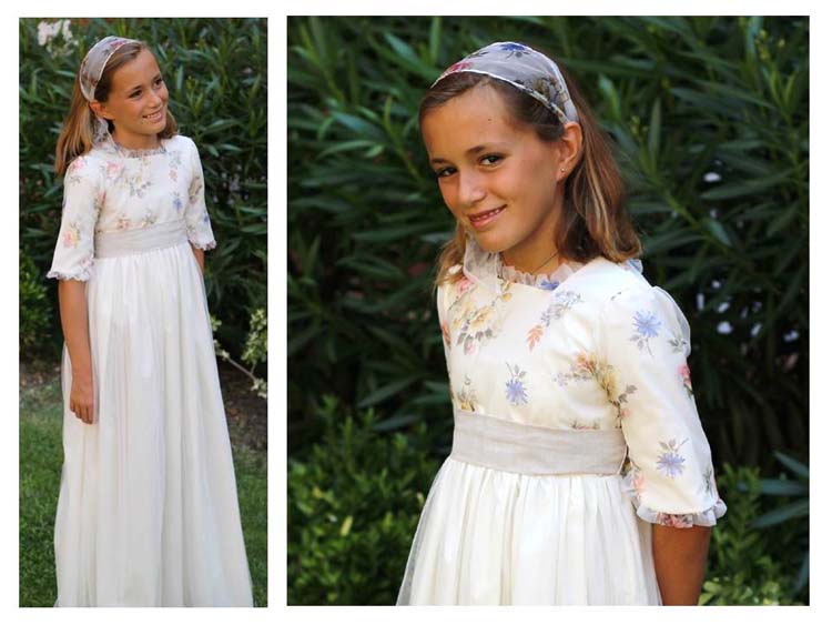 Vestido Comunión Teba | PALOMA ENSENAT spanish kids clothes %vestidos comunion y arras