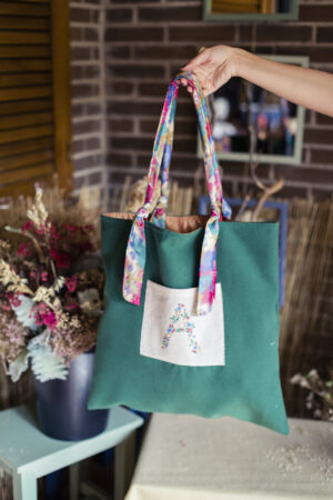 Tote-VERDE BOTELLA